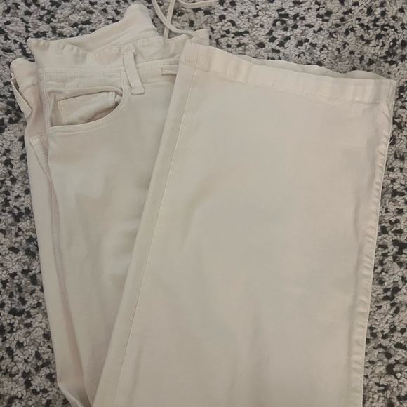 Paige | Carly Pant - Vintage Pale Daffodil wide leg pants size 28 - Picture 7 of 7
